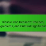 Classic Irish Desserts: Recipes, Ingredients, and Cultural Significance