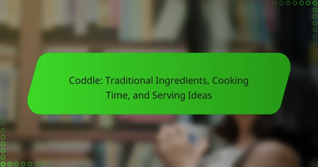 Coddle: Traditional Ingredients, Cooking Time, and Serving Ideas
