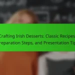 Crafting Irish Desserts: Classic Recipes, Preparation Steps, and Presentation Tips