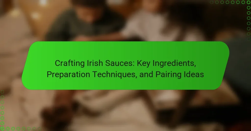 Crafting Irish Sauces: Key Ingredients, Preparation Techniques, and Pairing Ideas