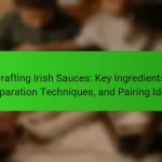 Crafting Irish Sauces: Key Ingredients, Preparation Techniques, and Pairing Ideas