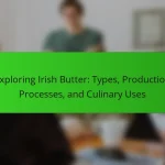 Exploring Irish Butter: Types, Production Processes, and Culinary Uses