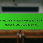 Exploring Irish Potatoes: Varieties, Nutritional Benefits, and Cooking Styles