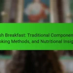 Irish Breakfast: Traditional Components, Cooking Methods, and Nutritional Insights