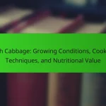 Irish Cabbage: Growing Conditions, Cooking Techniques, and Nutritional Value