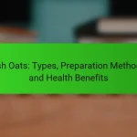 Irish Oats: Types, Preparation Methods, and Health Benefits