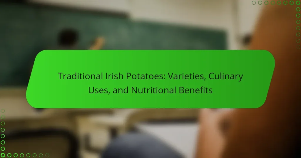 Traditional Irish Potatoes: Varieties, Culinary Uses, and Nutritional Benefits