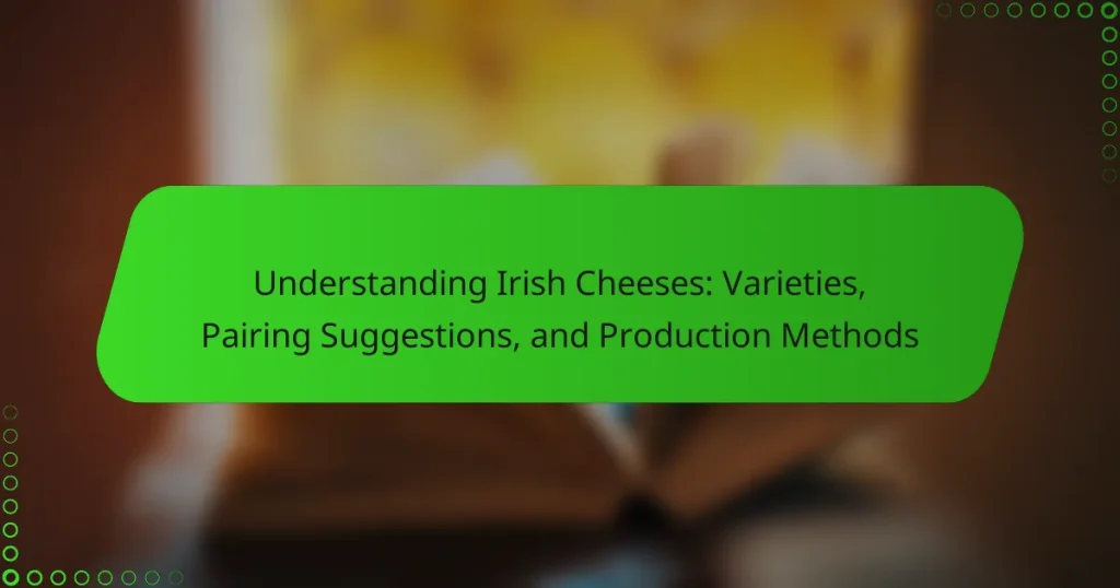 Understanding Irish Cheeses: Varieties, Pairing Suggestions, and Production Methods